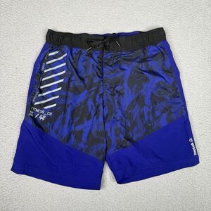 Reebok Shorts Mens Large Purple Camo Speedwick CrossFit Workout Gym Training MMA